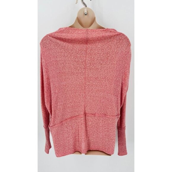 Free People We the Free Oversized Knit Tunic Top Pink Knit Size S Long Sleeve - Picture 8 of 12